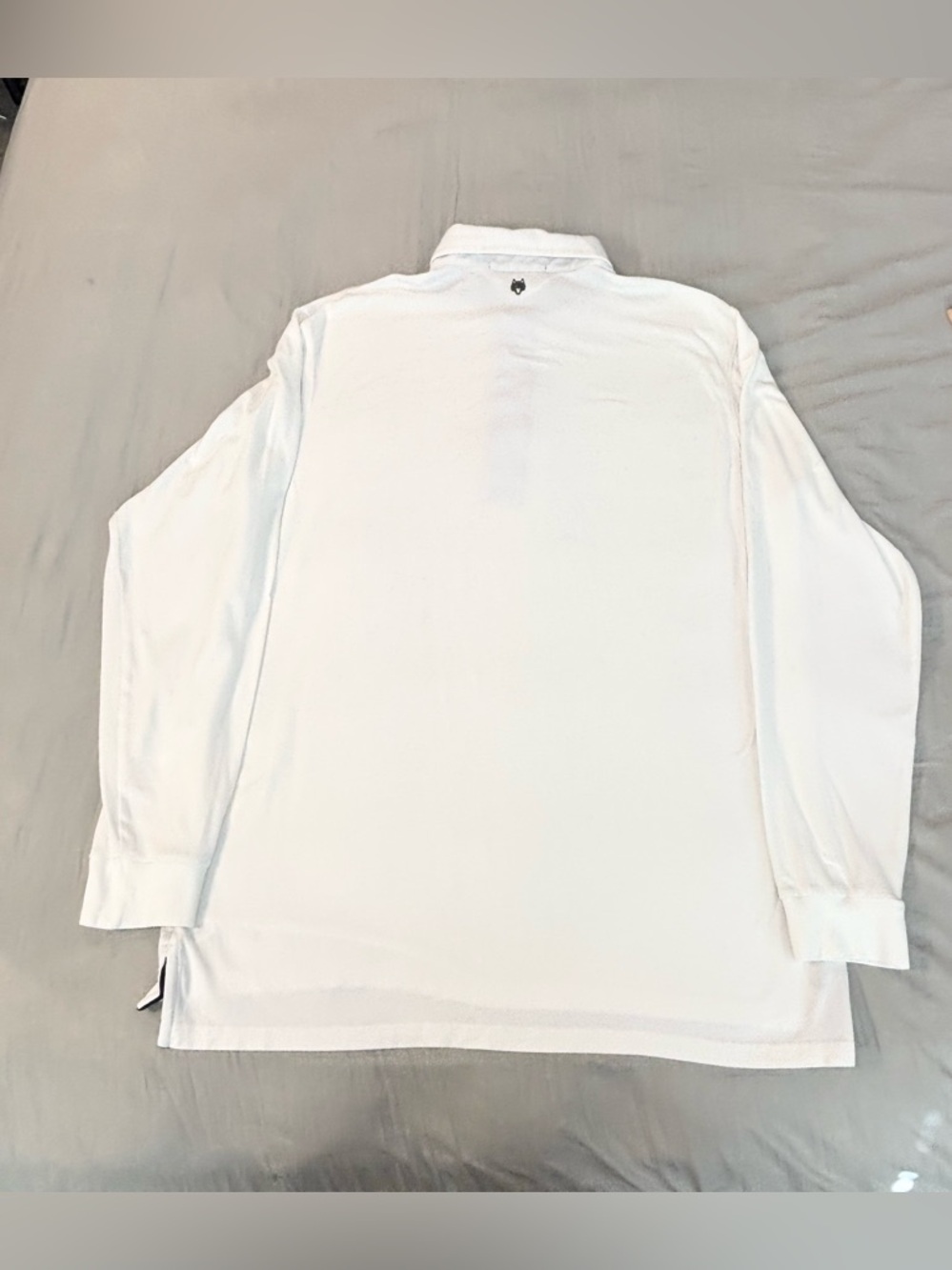 Greyson Long Sleeve Polo Shirt Men’s Large White Pima Cotton Blend - Picture 3 of 8